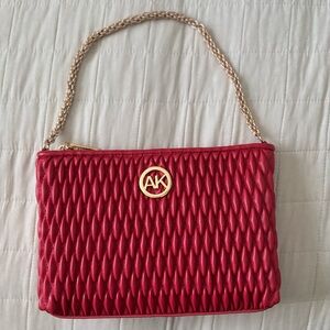 Anne Klein Shoulder/Crossbody Red Bag
